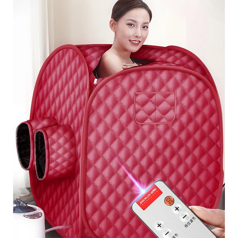 

1pcs Portable Folding Steam Sauna SPA Room Tent Box with Steamer for One Person or Two People Weight Loss Full Body Slimming HWC