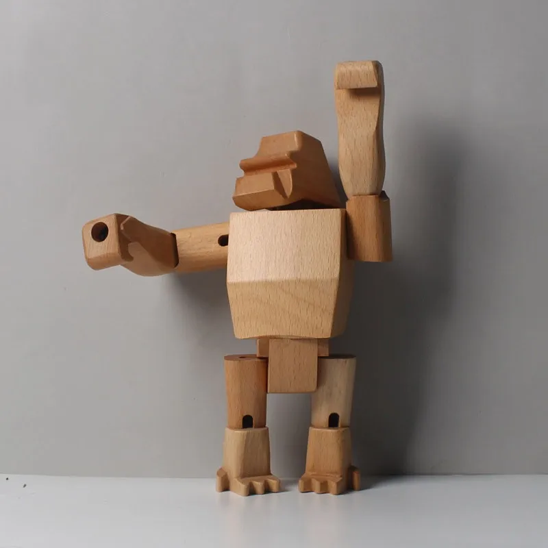 

Sculptures&figures Ornament Wooden Gorilla Desktop Home/Office Decoration Creative Children's Gifts Wooden Craft Gifts