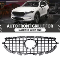 auto front mesh exterior trims covers front bumper abs modified racing grill grills for mazda cx 5 auto grille 2017 2020