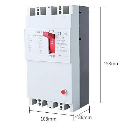 3-фазный автоматический выключатель MCB 660 В 400 А 300