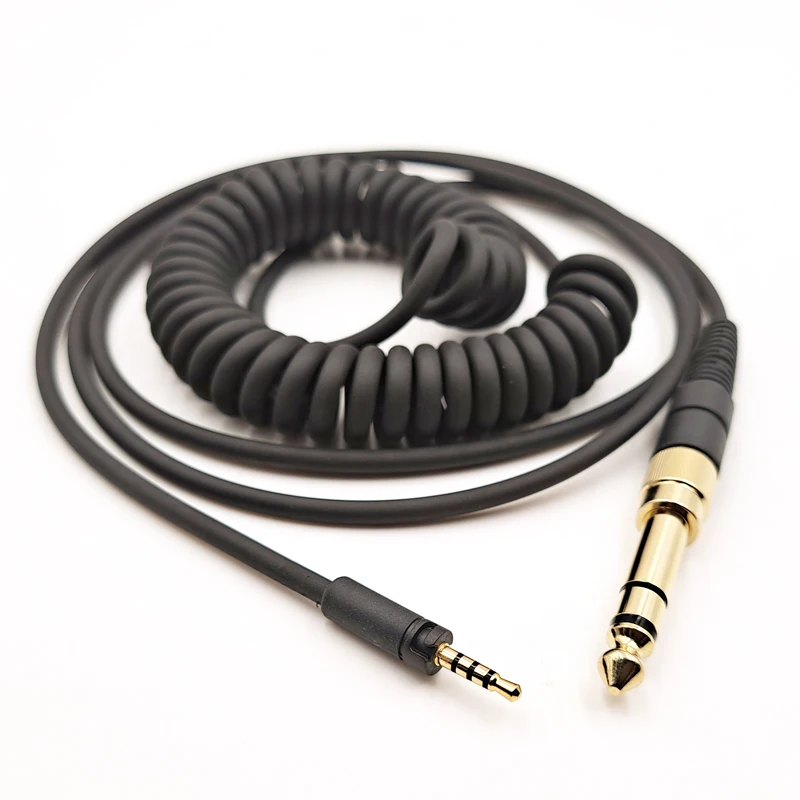 Фото Сменный кабель для наушников Sennheiser MOMENTUM HD430 HD458BT HD4.50BTNC HD450BT HD4.40BT с большим разъемом 6,35 мм на пружинный разъем 2,5 мм №2