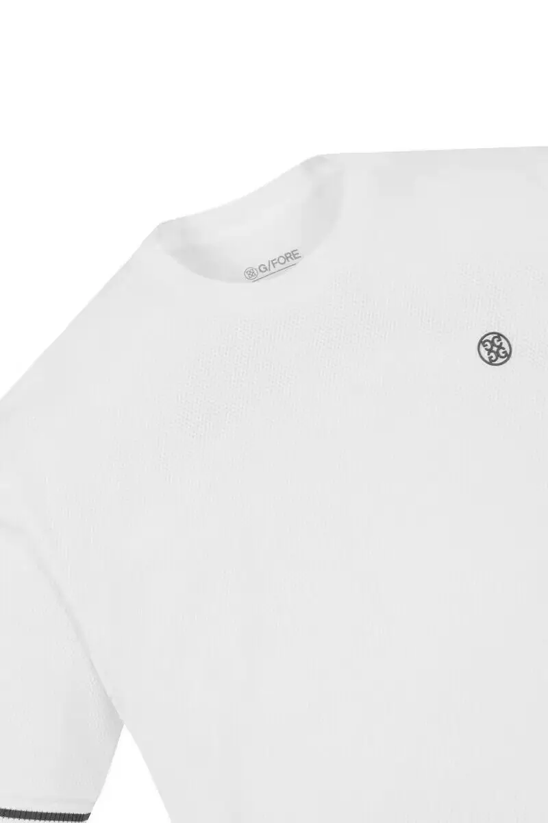 Golf wear 23 Summer Golf men's logo crew-neck mesh breathable short-sleeved T-shirt