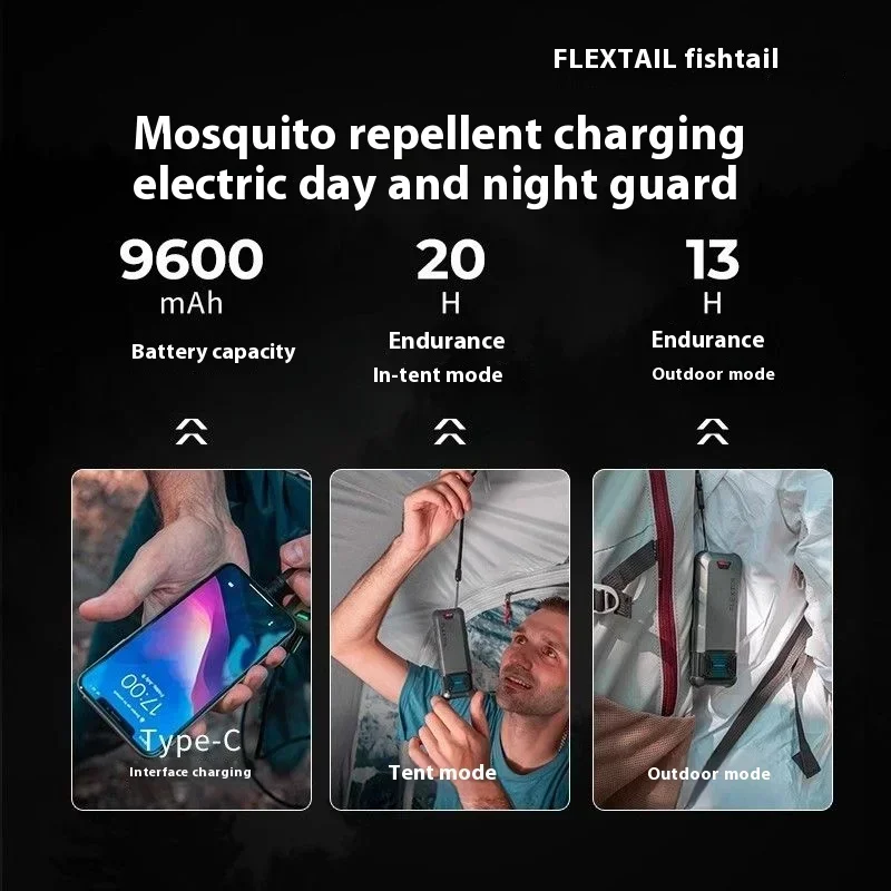 Отпугиватель комаров Flextail портативный репеллент от беспроводной для