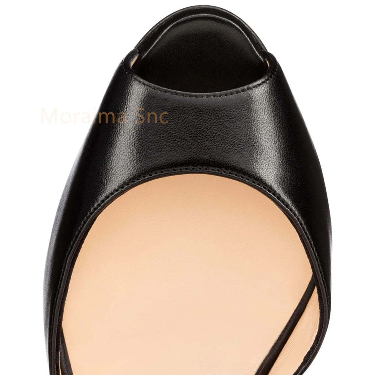 Peep Toe Cover Heel Sandals for Women Summer 2023 Mixed Colors Chunky High Heeled Ladies Shoes Tassel Catwalk Party Shoes