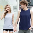 Майка мужская оверсайз однотонная, повседневная безрукавка для фитнеса и бодибилдинга, рубашка без рукавов, 4XL, на лето
