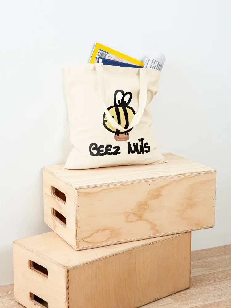 Beez Nuts Tote Bag Сумка-шоппер Холщовые сумки-тоут Холщовая большая сумка
