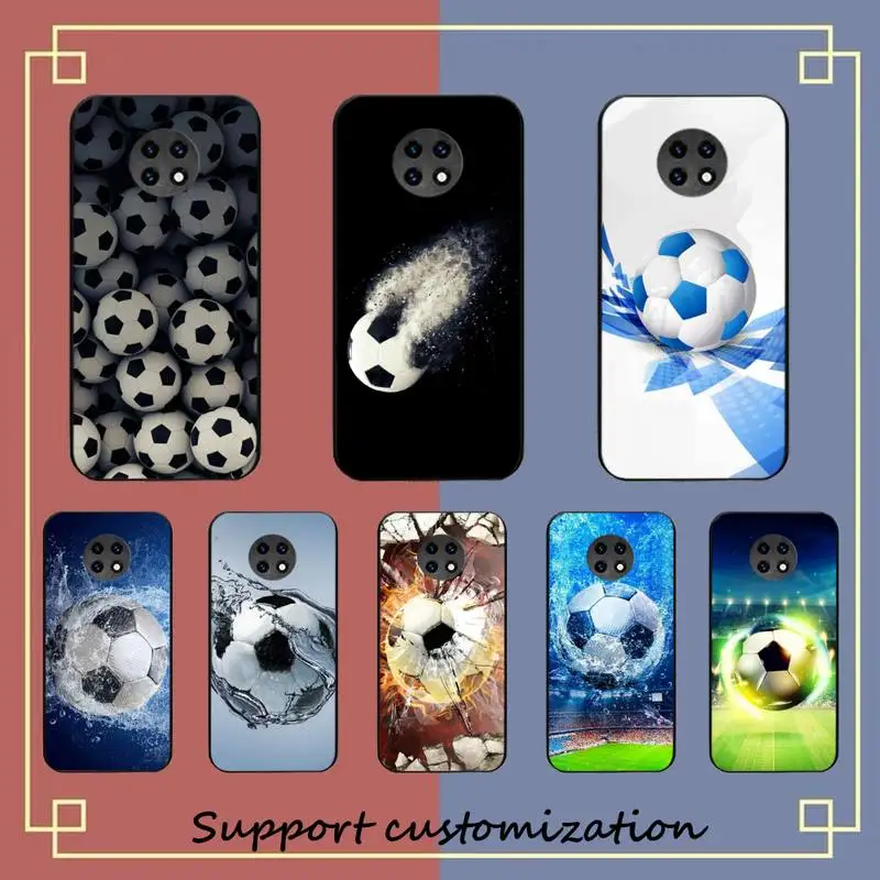 

Football Soccer Ball Phone Case For Redmi Note 10 9 8 6 Pro 8T 5A 4X X 5 Plus 7 7A 9A K20 Cover