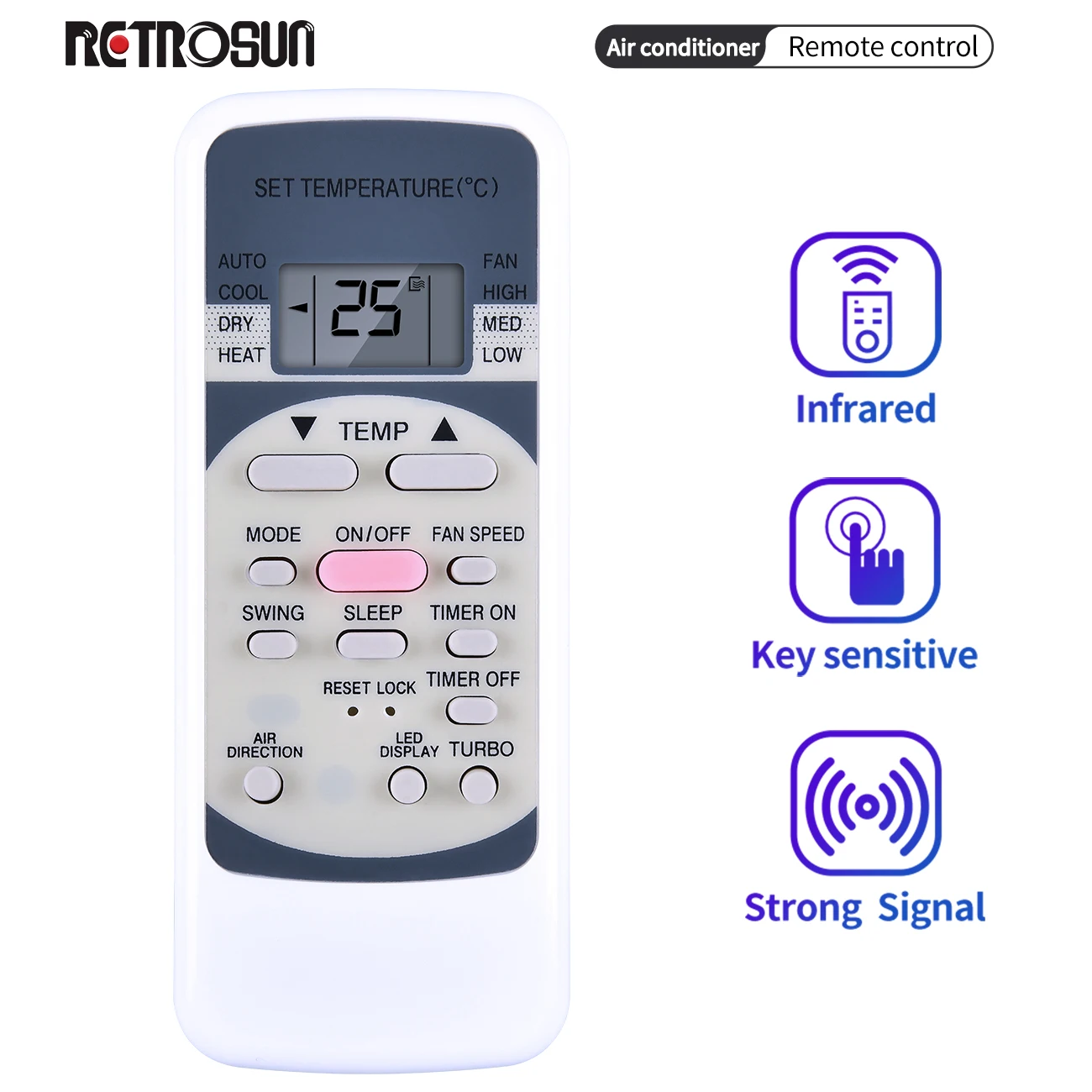 Новый пульт дистанционного управления переменного тока для медиа HOMETEK R51M-E R51M R51/E R51M/CE R51D/E R51M/BGE R51ME кондиционер Fernbedienung