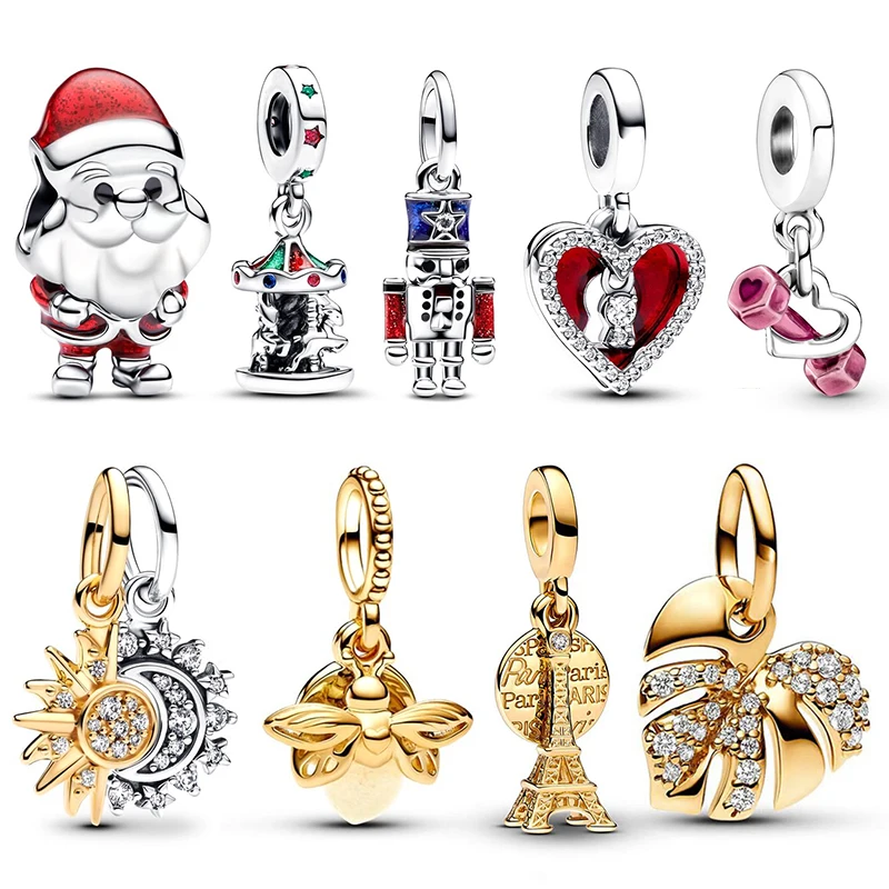 Подвески из розового золота для браслета ожерелья подвески