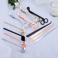 3pcsset candle wick trimmer candle wick dipper candle snuffer candle care repair tool home decoration candle accessory