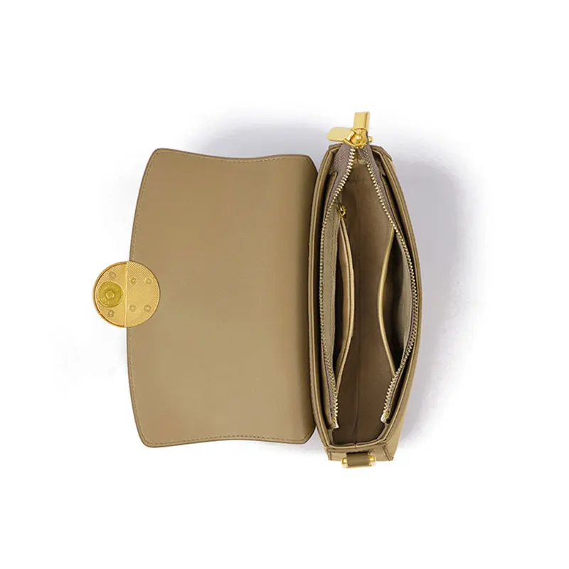 LOERSS Underarm Bag Leather French Vintage Small Square Bag for Women Crossbody Bag Casual Shoulder Bag Detachable Strap Handbag