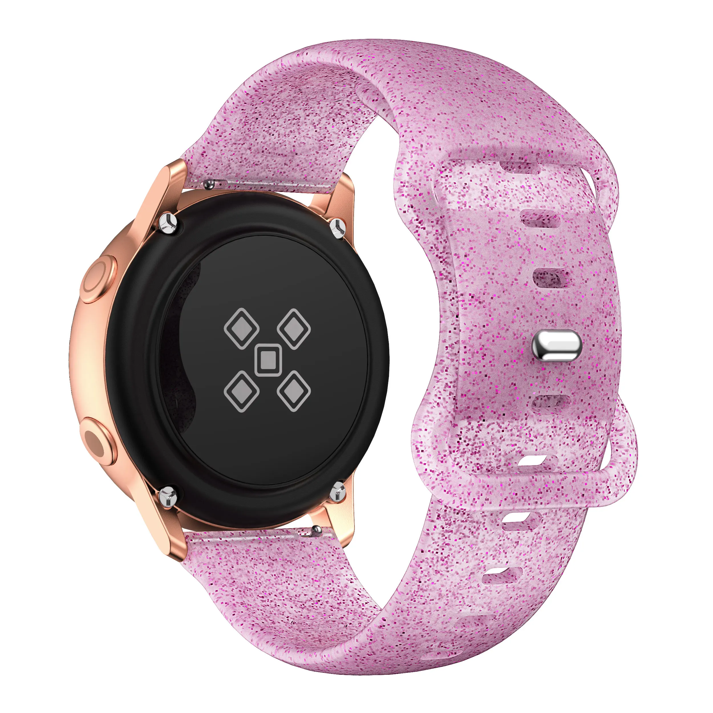 Фото Силиконовый светящийся ремешок 20 мм для Huami Amazfit GTS 4 Mini 3 2e Bip 3 pro Amazfit Active 2 GTR mini Браслет №5