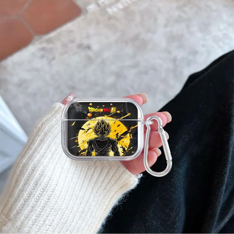 Фото Прозрачные чехлы для наушников AirPods 1 Pro 3 Pro3 4 Pro2 2 с мультяшным дизайном D-ragonS B-allS №2