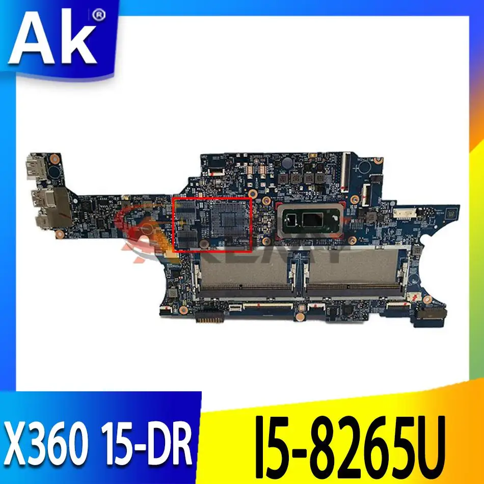 

Akemy L53569-601 18748-1 original motherboard SREJQ i5-8265U GM For HP ENVY X360 15-DR 15T-DR laptop motherboard mainboard