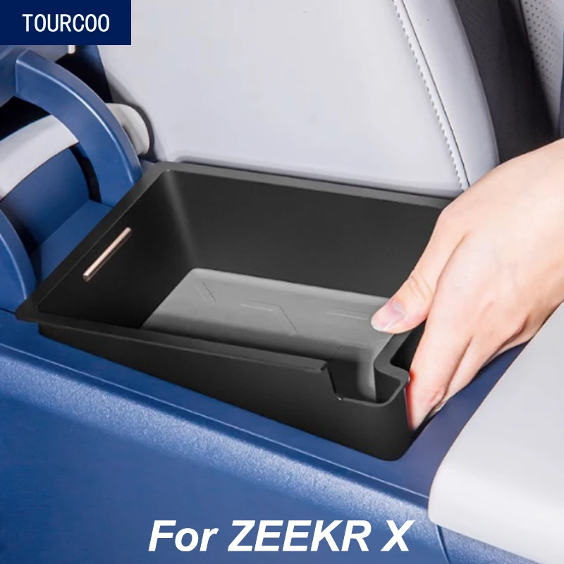 

Для ZEEKR X ящик для хранения центральной консоли, модифицированные аксессуары для стайлинга автомобилей