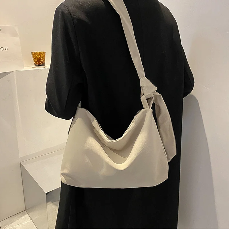 

Crossbody Bags for Women 2023 Designer Handbag Nylon Shopper Bag Girls Chain Removable Adjustable Strap Messenger Shoulder Bag