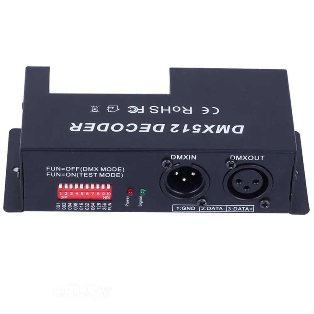4 лампочки постоянный свет DMX 512 RGBW реостат резьба лампы черная пластиковая