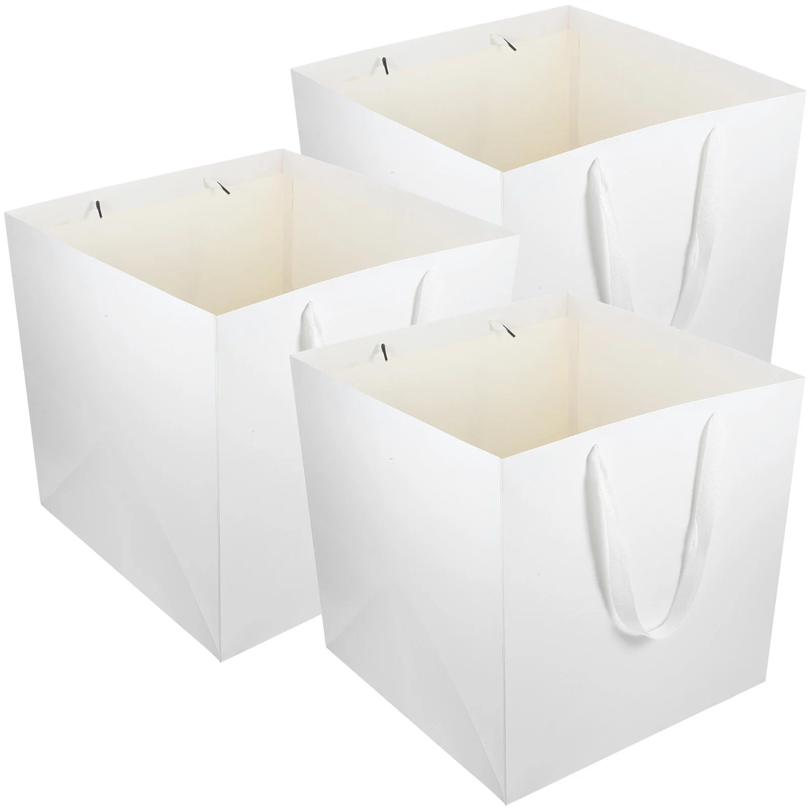 

3 Pcs Food Paper Goodie Bags Portable Gift Present Small Gifts Bulk Convenient Candy Xl