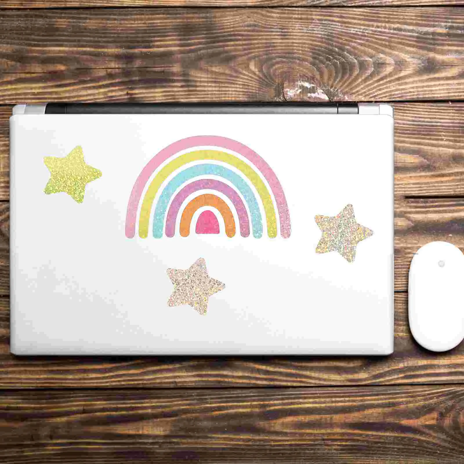 

Stickers Rainbow Sticker Diy Craft Scrapbook Colorful Decorative Decor Self Decals Cup Lovely Water Adhesive Scrapbooking Photo