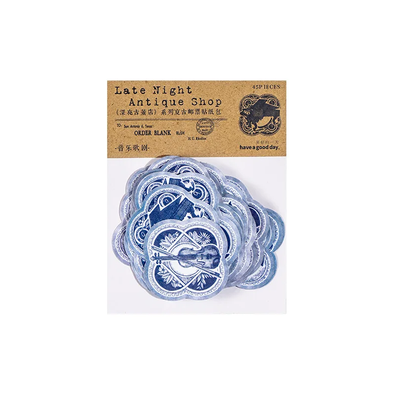 Милый альбом для стикеров 45 шт. антикварная этикетка товары скрапбукинга дневник