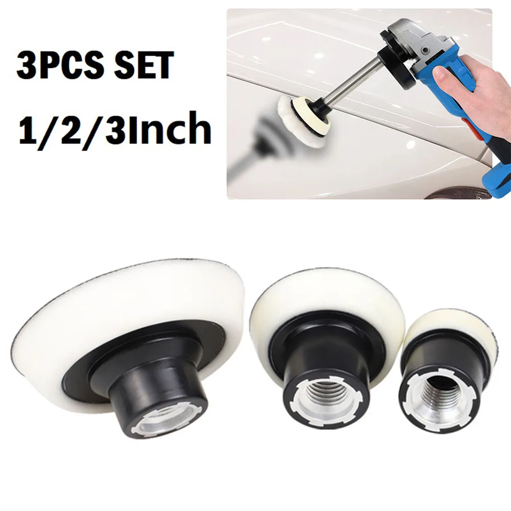 

3pcs/set M10/M14 Threaded Backing Pad Self Adhesive Hook And Loop Polishing Pad Self Adhesive Hook&Loop Back Plate For Polishing
