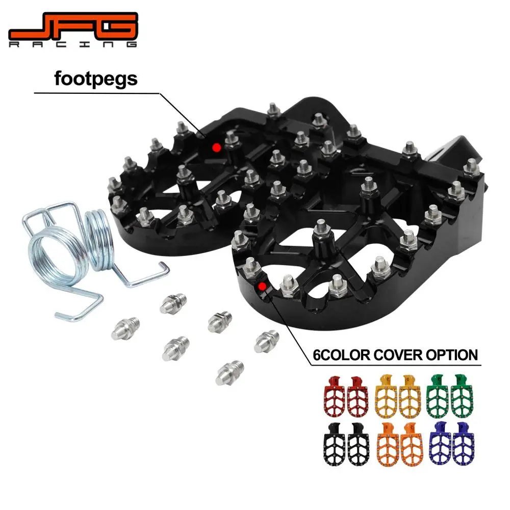 

Подножки для мотоцикла с ЧПУ, подножки, подножки, педали для ZongShen Kayo T2 T4 XR CR CRF KLX PW TTR TW 50 70 80 90 110 ATV, кроссовый питбайк