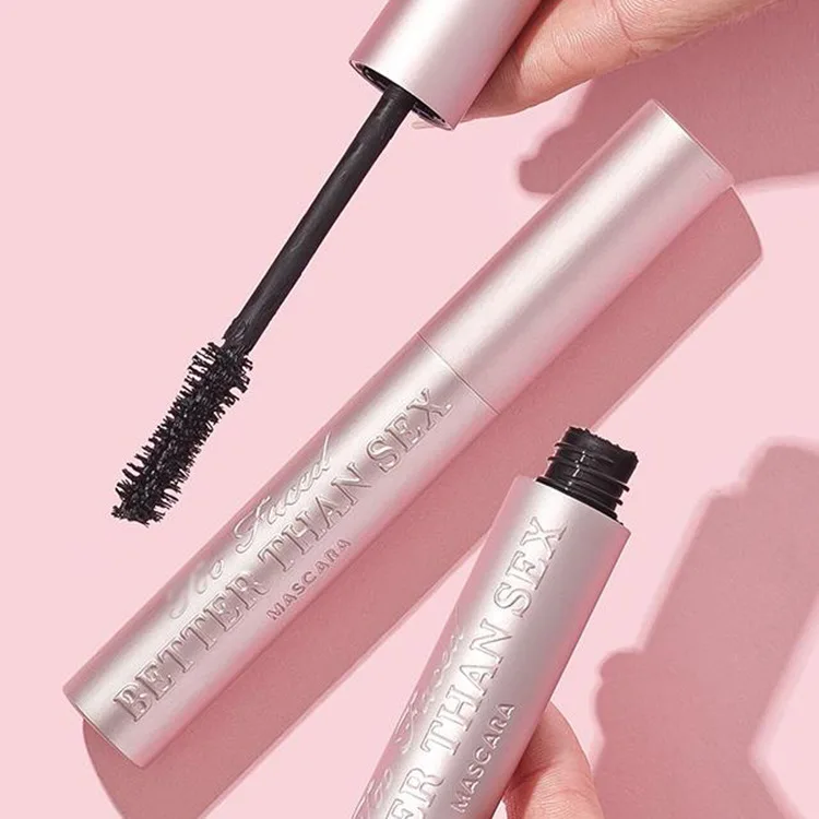 

2 pcs/lot Better Than Sex Mascara Big Eyes Nourish Waterproof Sweatproof Bushy Long Volume Pink Aluminum Smooth Makeup