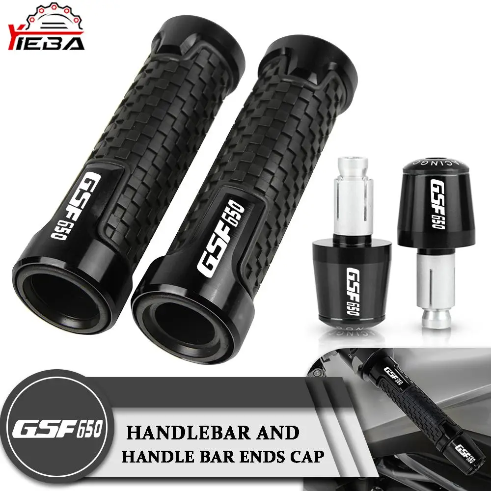 

For SUZUKI GSF650 GSF600 GSF250 BANDIT GSF 250 600 650 1996-2012 78''22MM Motorcycle Handlebar Handle Bar Grips Ends Plug Slider