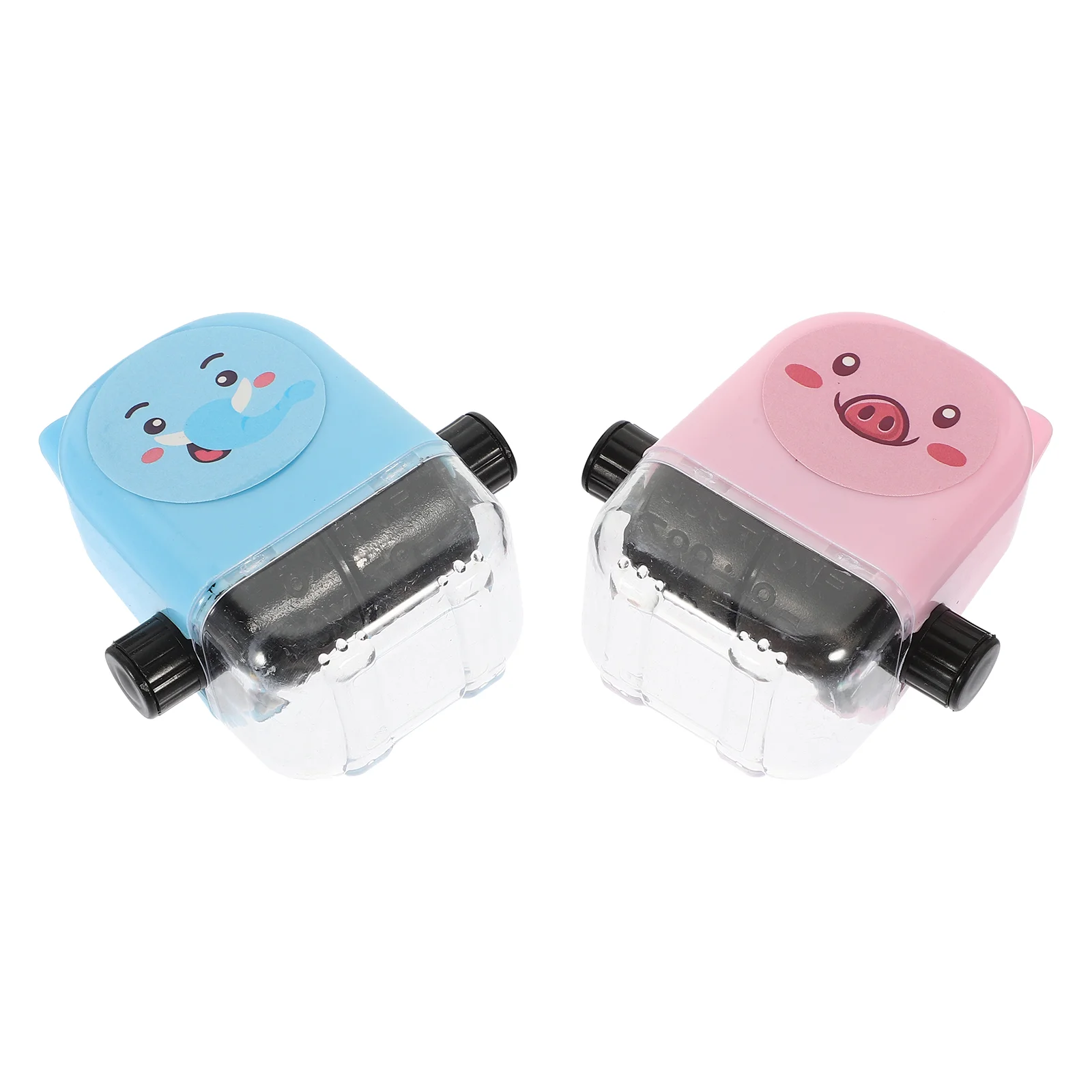 

4 Pcs Stamp Math Roller Reusable Student Wear-resistant Compact Plastic Accessory Pupils