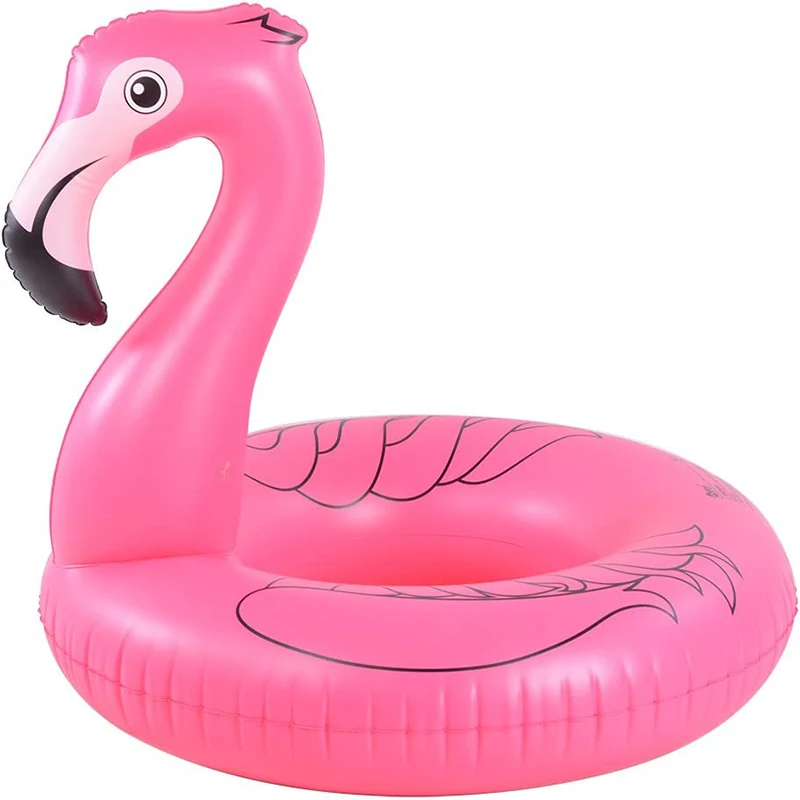 

Giant Inflatable Flamingo Pool Float Party Pool Tube with Fast Valves Summer Beach Swimming Pool Lounge Raft Decorations Toys