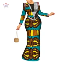 african dresses for women traditional long sleeve printing clothing casual dresses for women 2022 elegant wedding vestido wy9518