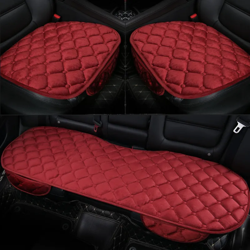 

Plush Car Seat Cover Four Seasons Car Tie-Free Car Seat Cover Car Seat Cover Fits All Cars, Trucks, SUVs or Pickups