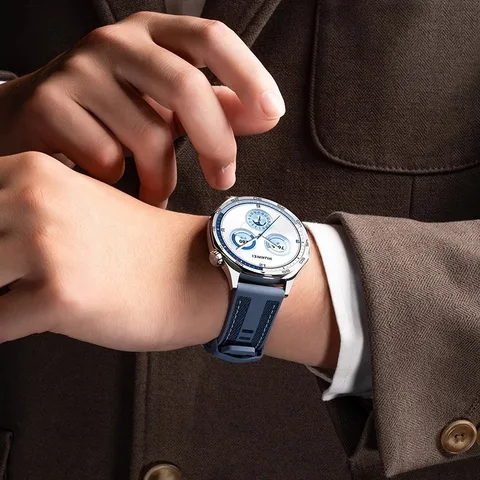 Официальный ремешок для HUAWEI WATCH GT 5 4 46 мм Watch 4 5 Pro GT 3 2 Pro 46 мм 22 мм нейлоновый спортивный композитный силиконовый браслет