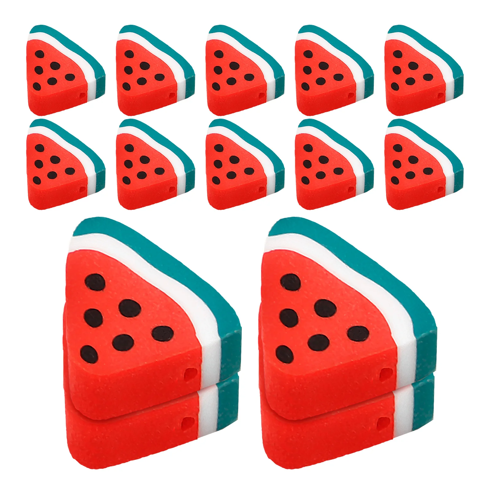 100 шт. бусины-разделители для изготовления ювелирных изделий ломтики арбузной