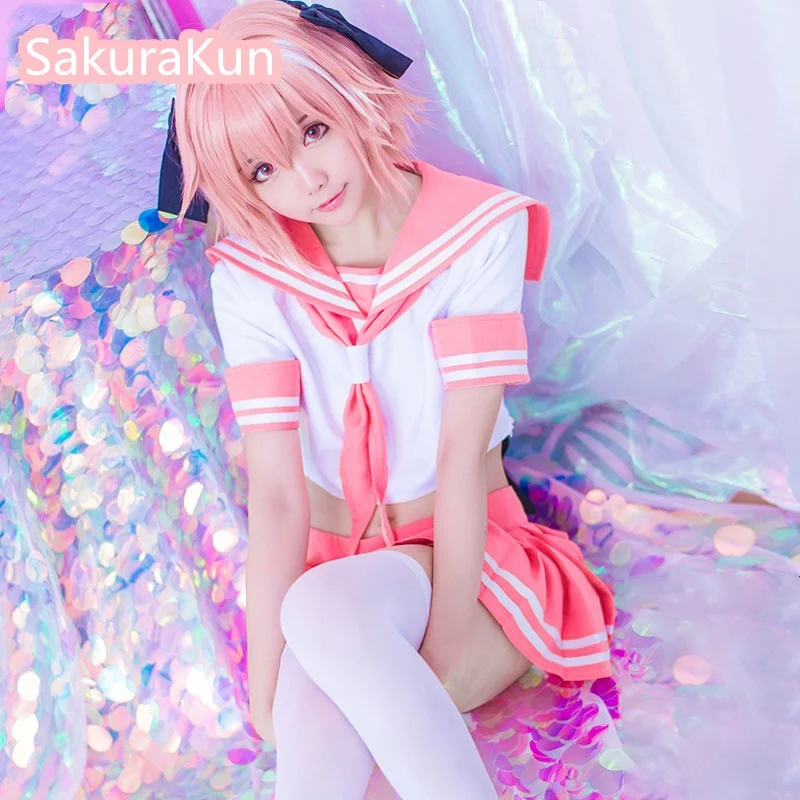 

Аниме Fate Apocrypha Rider Astolfo Cosplay JK школьная форма Сейлор Костюм женский наряд костюм