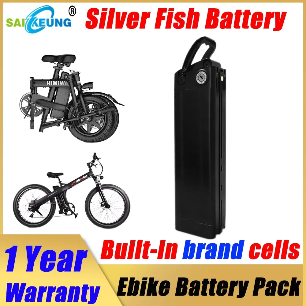 48v72v52 60 36 В литиевый аккумулятор SilverFish для велосипеда 48 Duotts s26 20 Электрический