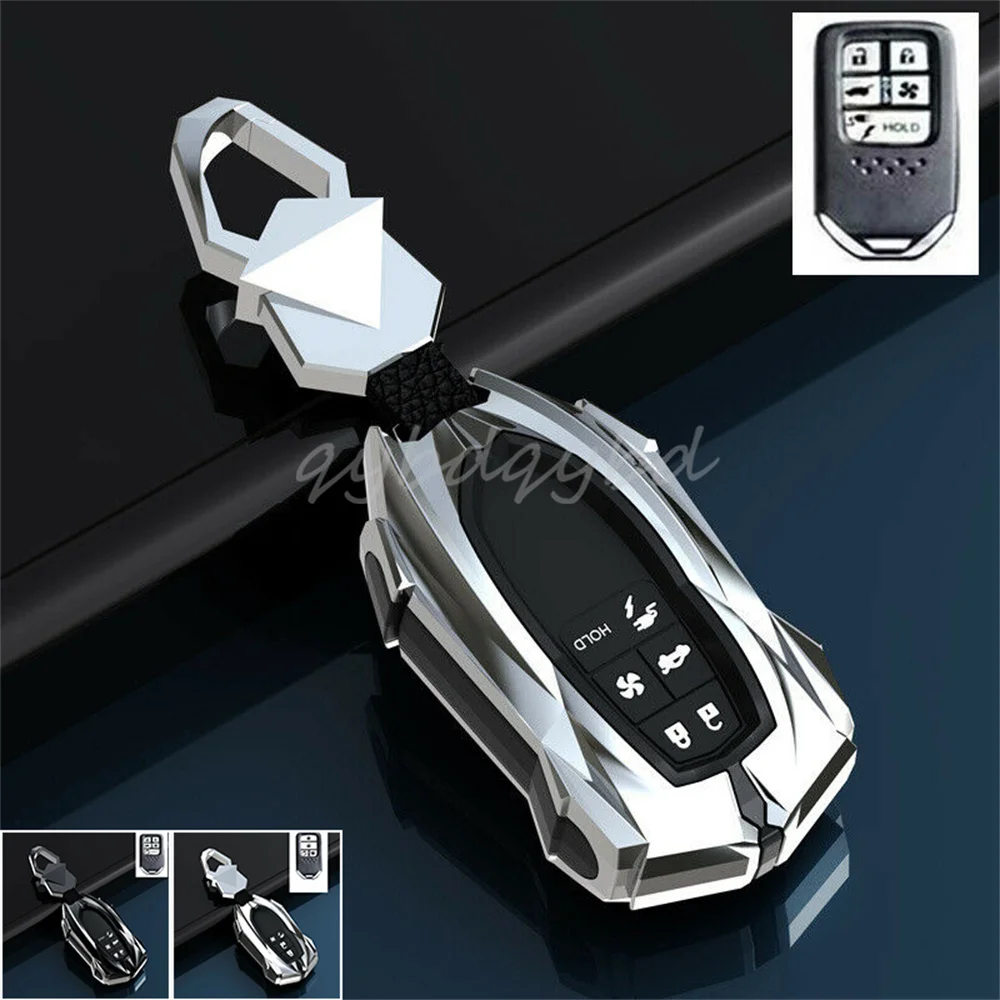 

Для Honda 4 5 кнопочный чехол из цинкового сплава автомобильный чехол оболочка держатель Обложка Брелок держатель аксессуары Стайлинг