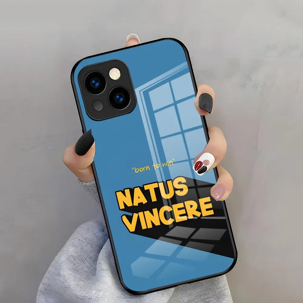 Фото Противоударный стеклянный чехол N-Natus V-Vincere для игровых смартфонов iPhone 17 Pro Max, 15 Pro, 16, 14 Plus, 12, 13 Mini, 11 Pro №4