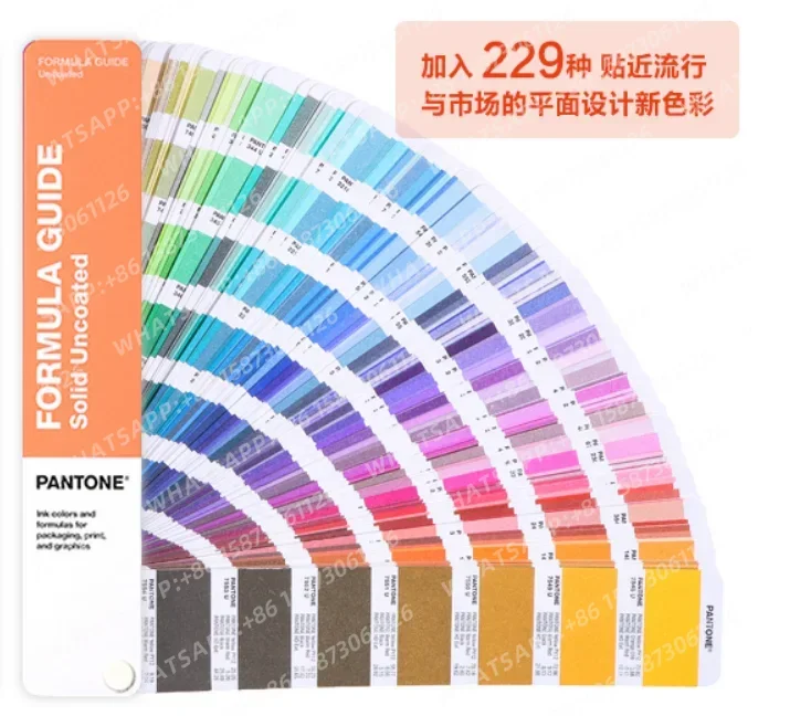 Фото Оригинальный PANTONE PMS PANTONE Международный стандартный цветной печать карт GP1601B Краска Цветной чип 2390 цветов №2