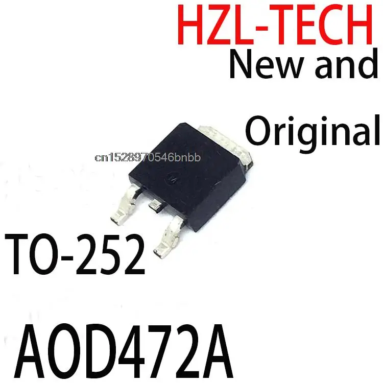 5-10PCS New and Original AO472A D472A 472A TO-252 AOD472A |