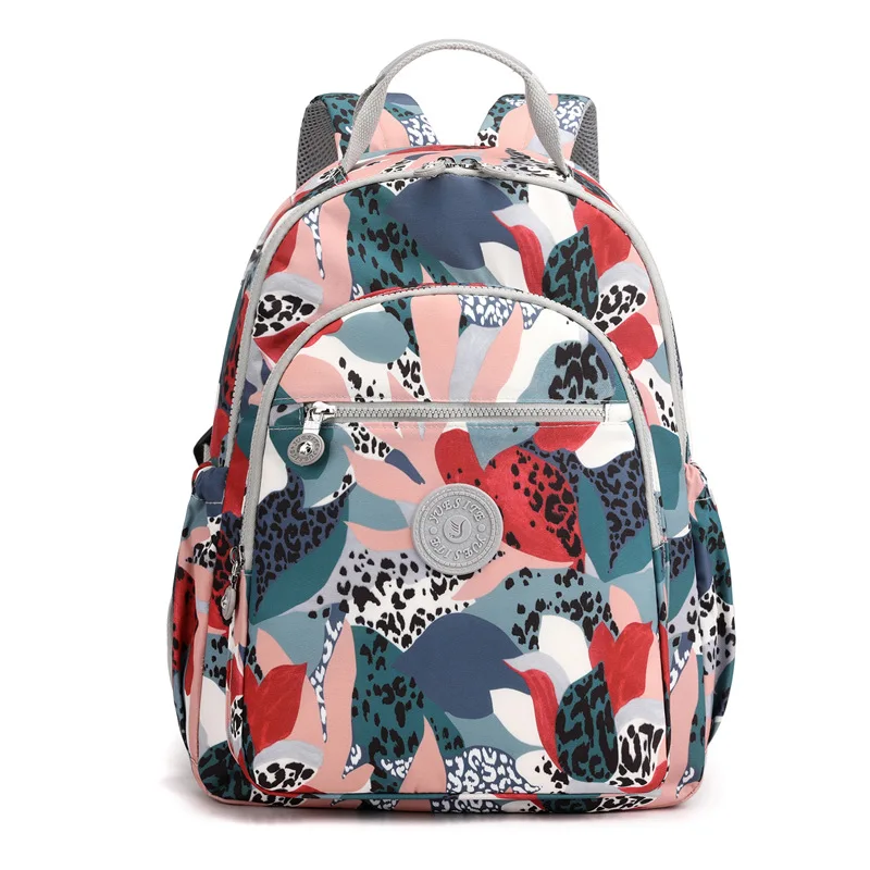 New Fashion Teenager Girls Backpack Floral Printing Leisure Backpack Student Baggage Women Leisure Travel Bag Rucksack