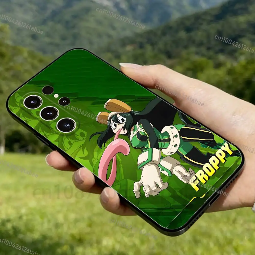 Фото Чехол для телефона Anime T-Tsuyu Asui для Samsung GalaxyA53,51,72,73,31,30,42, мягкий силиконовый защитный чехол для телефона №4