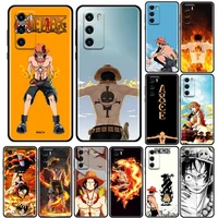 botcas d ace one piece anime phone case for huawei p10 p20 p30 p40 p50 p50e p smart 2021 pro lite 5g plus tpu case cover bandai