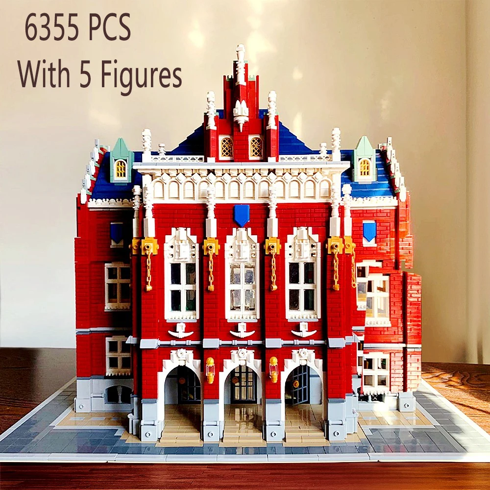 

Ideas City ArchitectureStreet View University 6355pcs Moc Modular Brick Building Blocks dom modulowy House Model Kids Toys gift