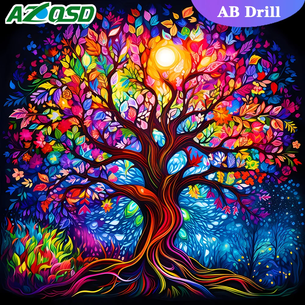 AZQSD алмазная живопись вышивка крестиком Fantasia домашний декор тигра панда кошка