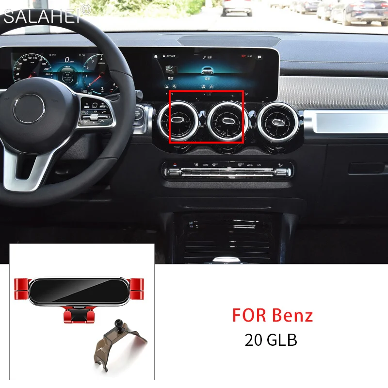 

1 комплект Автомобильный держатель для смартфона Benz GLB для Mercedes Benz W247 X247 GLB GLA B-Class 2020 автомобильные аксессуары для интерьера навигации