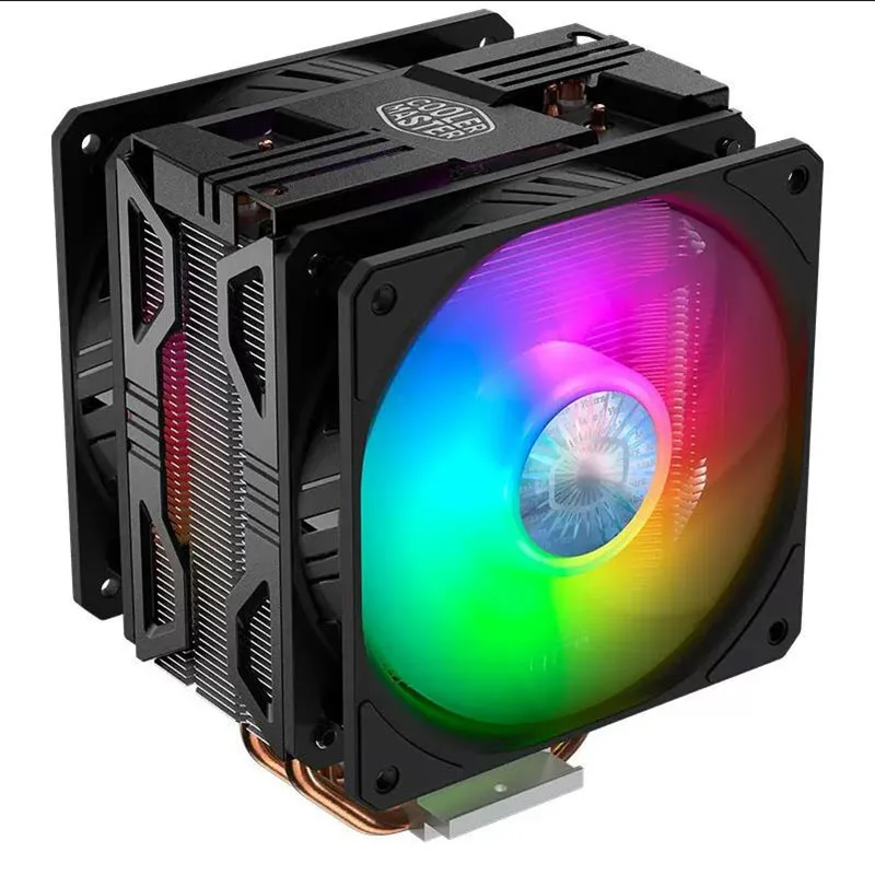 

Cooler Master T400 Pro LGA1151/AM4 ARGB Air-cooled Radiator 5V3PIN 12cm Dual Silent PWM Fan 4 Direct Contact Heatpipe Supports