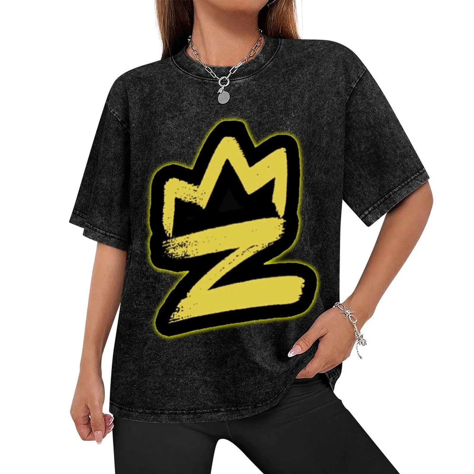 Zach футболка king Летняя мужская большого размера