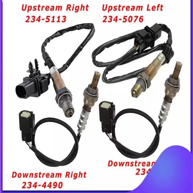 

4pcs Up+Downstream O2 Oxygen Sensor For 2011-2014 Ford F-150 3.5L Turbocharged 234-5076 234-5113 234-4490