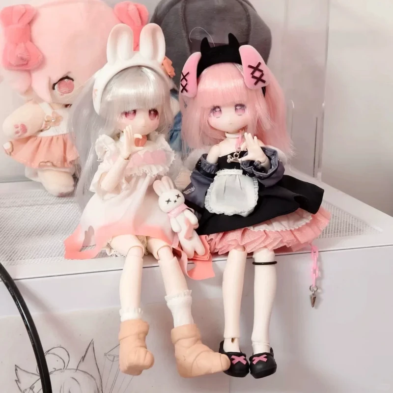 Фото Кукла Inedible Doll Cute Strange Tale 1/8 с пророщенными волосами, милая коллекционная фигурка-сюрприз, модная игрушка, настольное украшение, подарок, в наличии №2
